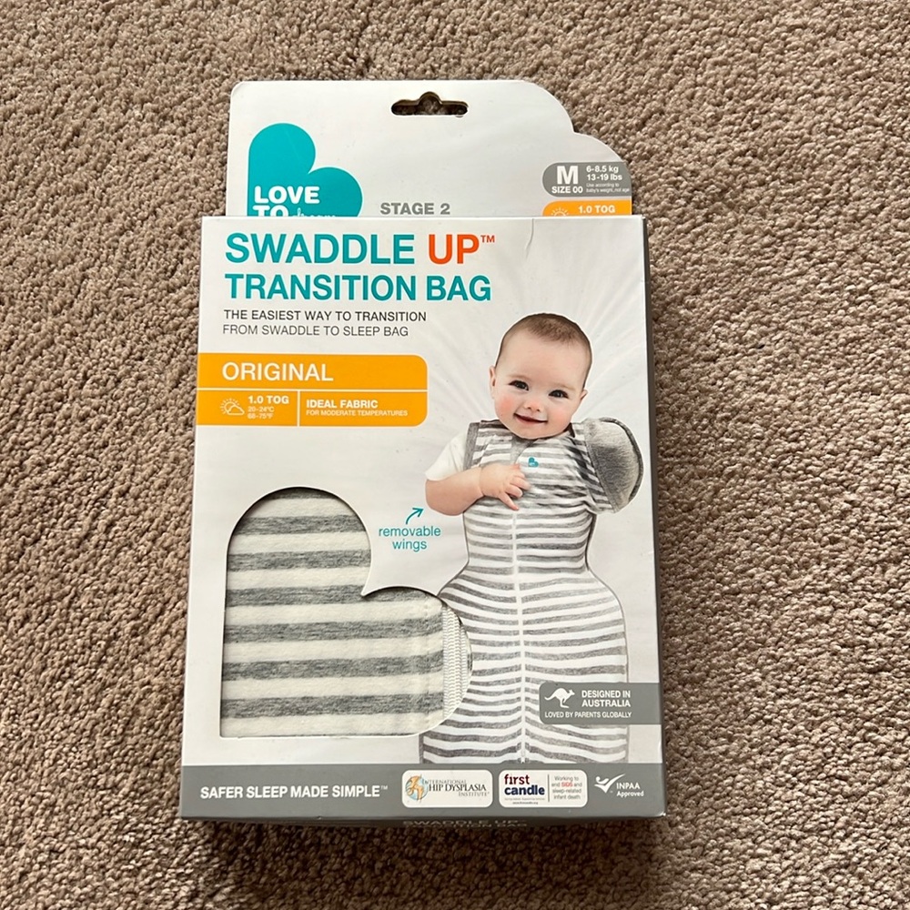 Swaddle up transition bag